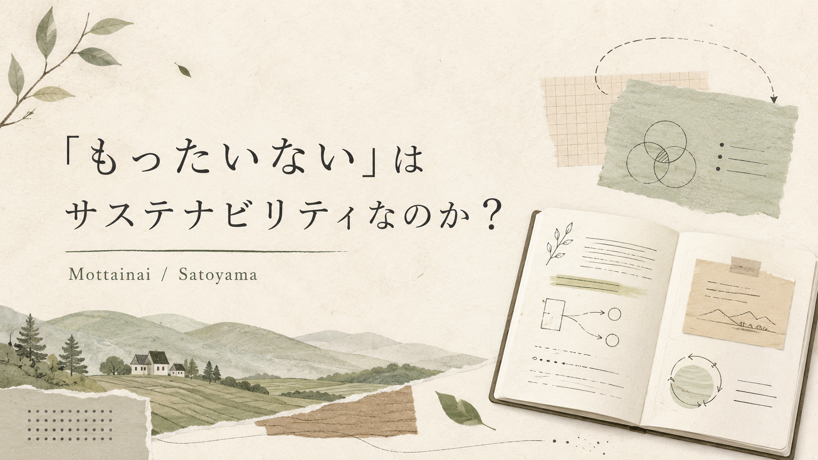 もったいないとサステナビリティ