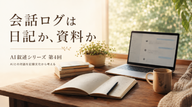 AIとの対話を記録文化から考える