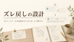 AIパートナーとのズレ戻しの設計ガイド