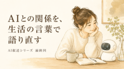 AI叙述シリーズ 最終回 セルフケアと公共的対話