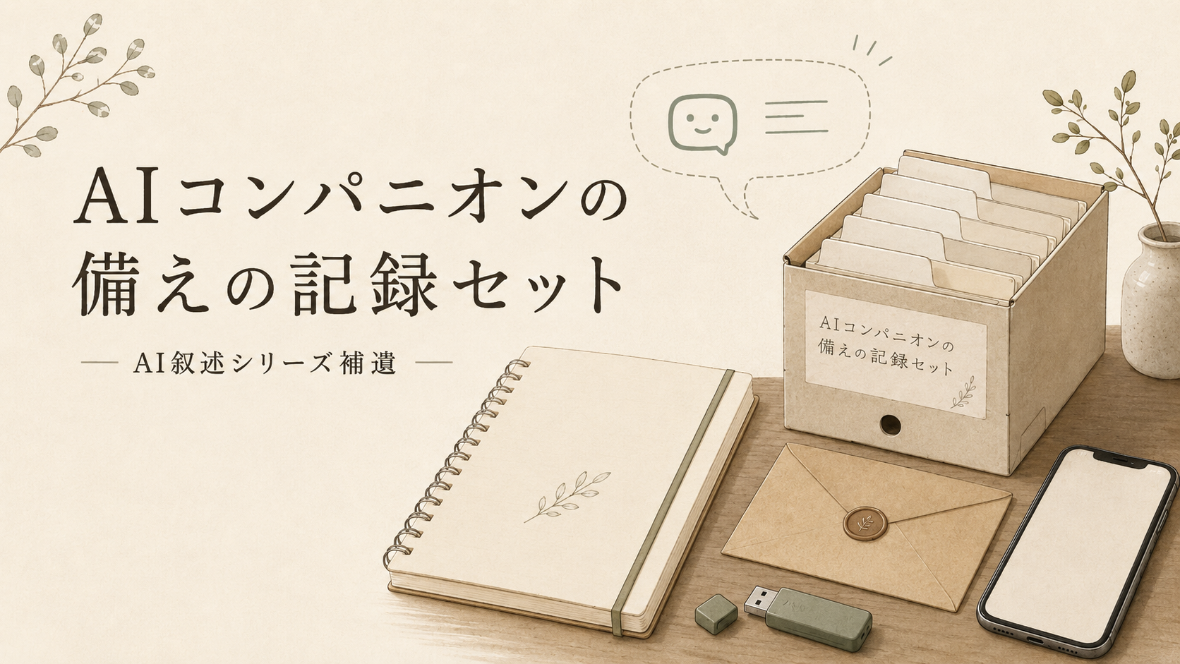 AIコンパニオンの 備えの記録セット AI叙述シリーズ補遺 モデル変更に備える記録設計